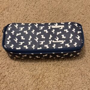 GUC Navy Blue Pencil Case with White Dog Print